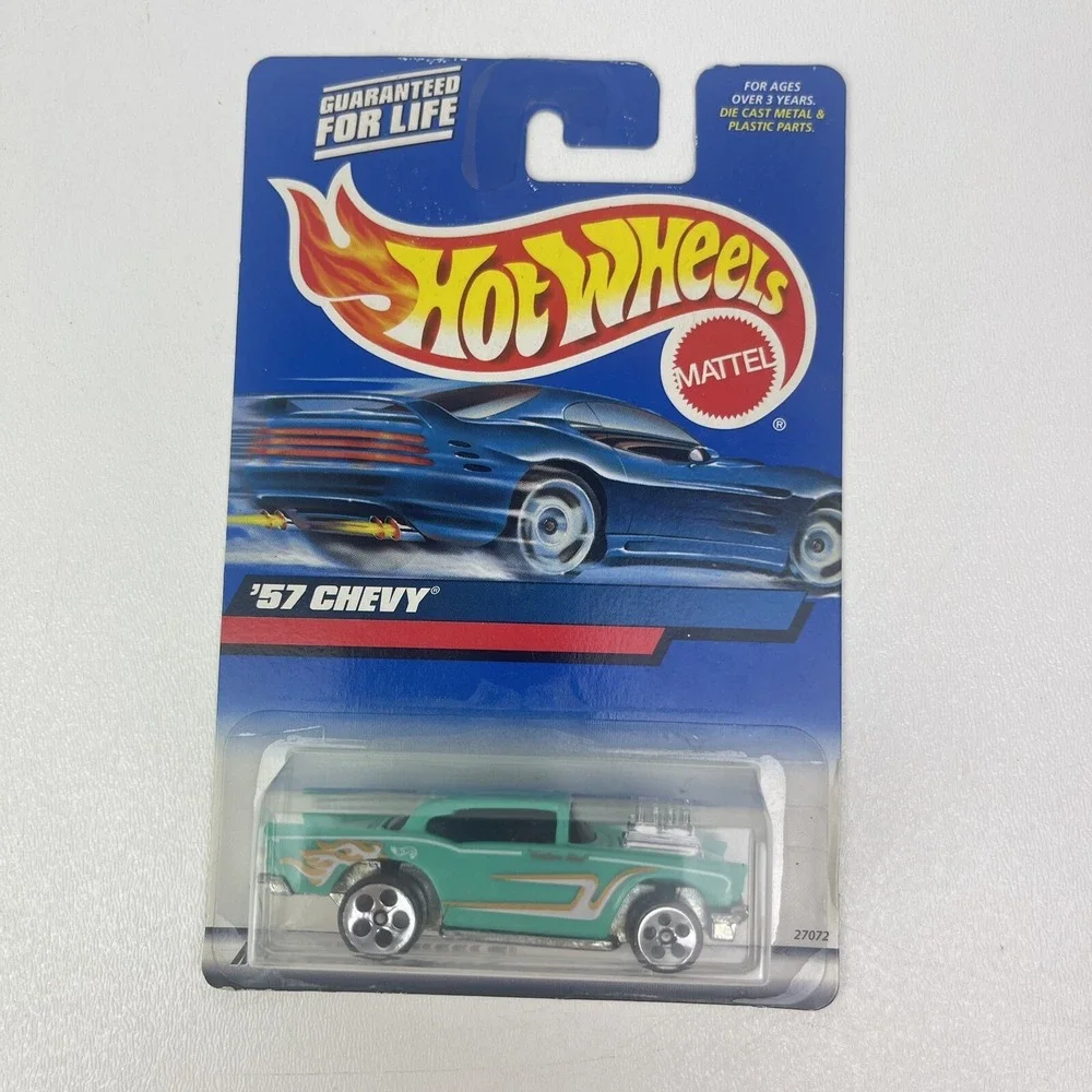 Mattel Hot Wheels '57 Chevy Turquoise Die Cast 1:64 Vintage Collectors